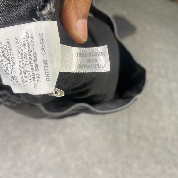 MadeWell 10' HIGH-RISE Skinny Jeans 27 Gray Faded Raw Hem - Picture 7 of 14